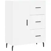 vidaXL Sideboard Blanc 69,5x34x90 cm Bois composite