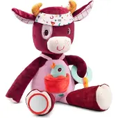 Lilliputiens Vache multi-activités Rosalie Jouet en peluche sensoriel
