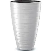 Prosperplast Maze High 43l 37.5x37.5x57.9 Cm Flowerpot Blanc