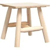 vidaXL Table d'appoint 49x49x50 cm bois massif d'épicéa
