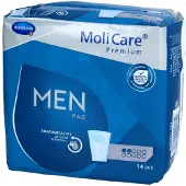 Molicare Serviettes hygiéniques pour hommes Molimed, 2 gouttes, 14 pièces,