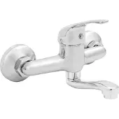 Invena Mitris robinet de lavabo mural chromé