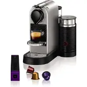 Krups Nespresso CitiZ & Milk XN761B - Machine à café avec cappuccinatore - 19 bar - Silver