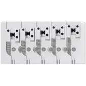 Hipshot 5A5FM3BC Chrome Chevalet pour basse