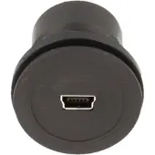 Schlegel Prises MIni-USB encastrées 2.0 femelle, encastrement RRJ MINIUSBSW BB Fléau Contenu : 1, Câble + prise électronique, Noir