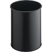 Durable Corbeille à papier Atlanta, 15 l, noire, Poubelle, Noir