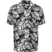 Key Largo Chemise 'Havanna' noir / blanc