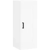 vidaXL Armoire murale blanche 34,5x34x90 cm Bois composite