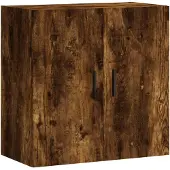 vidaXL Armoire murale chêne fumé 60x31x60 cm Bois composite