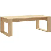 vidaXL Table basse chêne Sonoma 102x50x35 cm Bois composite