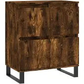 vidaXL Sideboard chêne fumé 60x35x70 cm bois composite