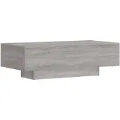 vidaXL Table basse Gris Sonoma 100x49,5x31 cm Bois composite