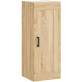 vidaXL Armoire murale Chêne Sonoma 34,5x34x90 cm Bois composite