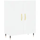 vidaXL Sideboard Blanc 69,5x34x90 cm Bois composite