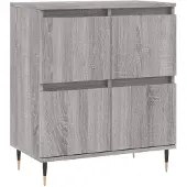 vidaXL Sideboard Gris Sonoma 60x35x70 cm Bois composite