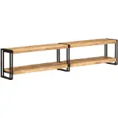 vidaXL Armoire TV 200x30x40 cm en bois massif de manguier