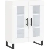 vidaXL Sideboard Blanc 69,5x34x90 cm Bois composite