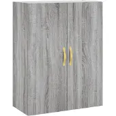 vidaXL Armoire murale Gris Sonoma 69,5x34x90 cm