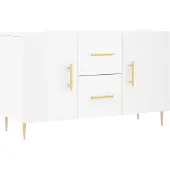 vidaXL Sideboard Blanc 100x36x60 cm Bois composite
