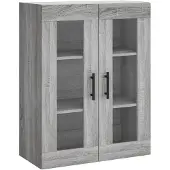 vidaXL Armoire murale Gris Sonoma 69,5x34x90 cm