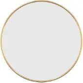 vidaXL Miroir mural Doré Ø 40 cm Rond