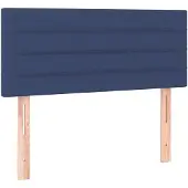 vidaXL Tête de lit bleu 80x5x78/88 cm Tissu
