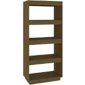 vidaXL Bibliothèque/Séparateur de pièce Marron miel 60x35x135 cm Pin