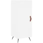 vidaXL Sideboard Blanc 34,5x34x90 cm Bois composite