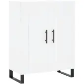 vidaXL Sideboard Blanc 69,5x34x90 cm Bois composite