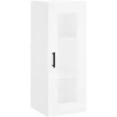 vidaXL Armoire murale blanc 34,5x34x90 cm