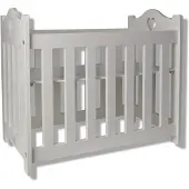 Happy Friend Doll Cot (504322) Doll Argenté Enfants