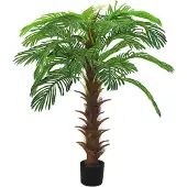 vidaXL Palmier Cycas artificiel avec pot 140 cm Vert