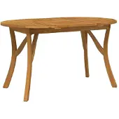 vidaXL Table de jardin 150x90x75 cm bois massif acacia