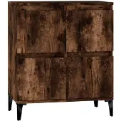 vidaXL Sideboard chêne fumé 60x35x70 cm bois composite