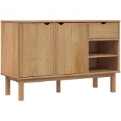 vidaXL Sideboard OTTA 114x43x73,5 cm Pin massif