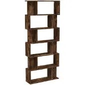 vidaXL Bibliothèque/Cloison Chêne fumé 80x24x192 cm Bois d'ingénierie