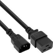 InLine - Câble d'alimentation - IEC 60320 C14 pour IEC 60320 C19 - 10 A - 3 m - noir