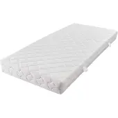 vidaXL Matelas avec housse lavable 200 x 180 x 17 cm H3