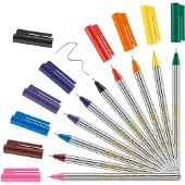 Edding Fineliner 89 office liner EF 0,3mm couleur assortie 10 pcs/paquet (10x)