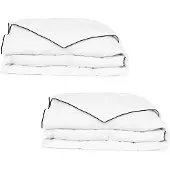 vidaXL Couette d'hiver en duvet 2 pcs. 155x220 cm