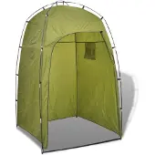 vidaXL Tente de douche/toilettes/vestiaires Vert