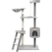 vidaXL Arbre à chat 150 cm Gris