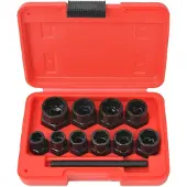 vidaXL Set de 11 extracteurs de vis pour vis/écrous endommagés