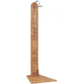 vidaXL Douche de jardin teck massif 70x75x204 cm44667