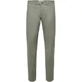 Selected Pantalon chino 'Miles Flex' kaki