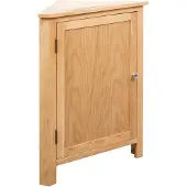 vidaXL Armoire d'angle 59 x 45 x 80 cm Bois de chêne massif