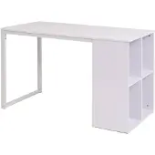 vidaXL Table d'écriture 120x60x75 cm Blanc