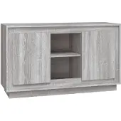 vidaXL Sideboard Gris Sonoma 102x35x60 cm Bois composite