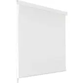 vidaXL Store roulant de douche 120x240 cm Blanc