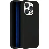 Accezz Coque Liquid Silicone avec MagSafe Apple iPhone 15 Pro - Noir
